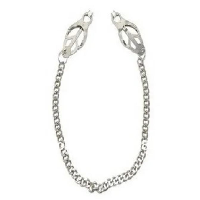 Silver/Black Metal Nipple Clamps Massager Sex Toys For Woman Fetish BDSM Breast Nipple Clips Sex Products For Couples Adult Game