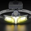 COB LED Headlamp USB Rechargeable Head Flashlight Work Light Outdoors