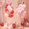 Valentinstag Ballon Hochzeit Ballon Party Ballon Tischschwebendes Ornament Antrag Bekenntnis Hotel Innenraum Szene Atmosphäre Zeremonie Dekoration
