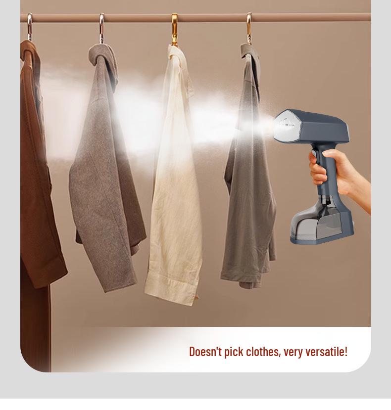 Dual-Function Handheld Garment Steamer & Iron