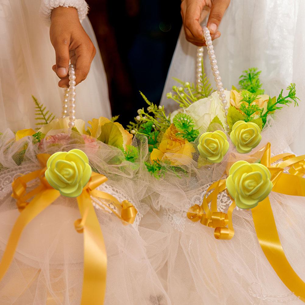 

50 шт 3,5 см искусственные цветы головка розы цветы букет невесты цветок для свадебной вечеринки декоративный скрапбукинг цветок своими руками чистый белый