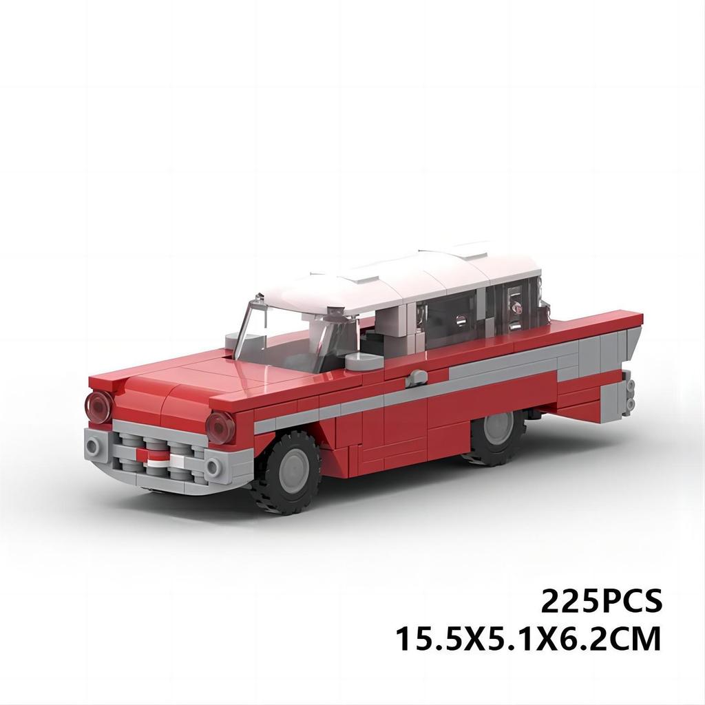 MOC-83031 Snow Suit Blue Nomad Compatible Building Blocks 6 Grid Car Educational Assembly Toy Car Model Gift For Men
