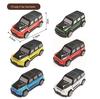Wind-Up Tin Alloy Car Model: Children's Simulation Toy - Jeep, School Bus, Sedan