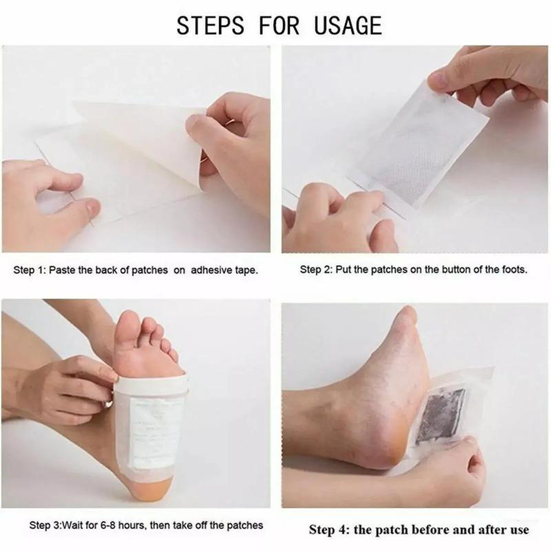 Alte Peking Fußpaste Mai Gras Bambusessig Fußpaste Verbessern Sie den Schlaf Lindern Sie Stress Feuchtigkeit Fußpflaster 1/10/30 STK Stk