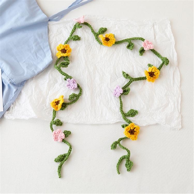 Fashionable Flower Long Waist Chain Sweet Styles Waist Belt Softable Belt for Daily Wear