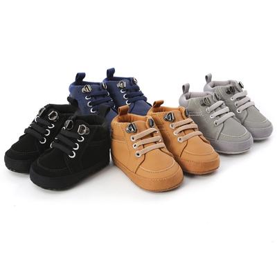 Baby Girl Anti-Slip Casual Walking Shoes Patchwork Design Sneakers Soft Soled First Walkers