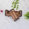 Rustic Wooden Barrel Planter Box Solid Flower Containers Half Barrel Planter  Outdoor Garden