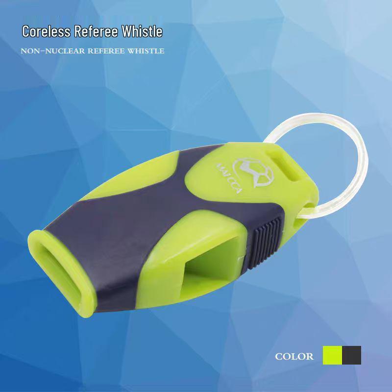 

Referee Sports Whistle: High-Decibel, Nucleus-Free, Individually Packed for Soccer, Basketball, and Outdoor Training. зелений/сірий колір