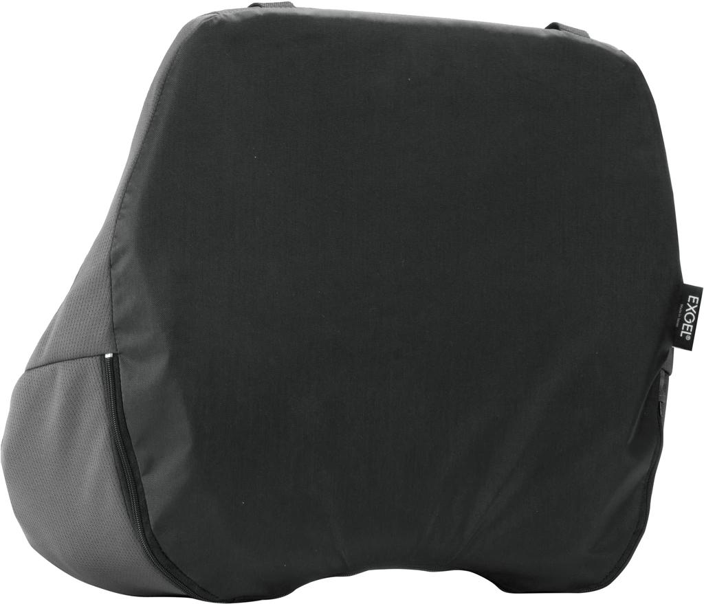 EXGEL Gaming Chair Back Gray Lower Back Lower Back Pain Gaming Made in Seat Urethane Foam Cushion, Cushion, Pain, Prevention, Lumbar, Chair, Japan,