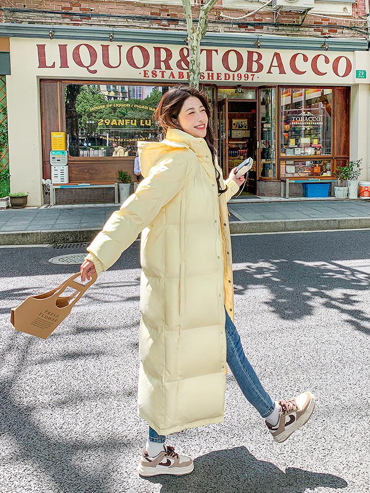 

2023 Очень длинный зимний пуховик для пары L