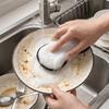 3/6PCS Non-Scratch Kitchen Scouring Pad Microfiber Cleaning Sponges Double-Sided Dishcloth  Sink