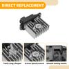 UXCELL HVAC Blower Motor Resistor No.30864189 for Volvo S40 2000-2004 Plastic Metal 1Pc