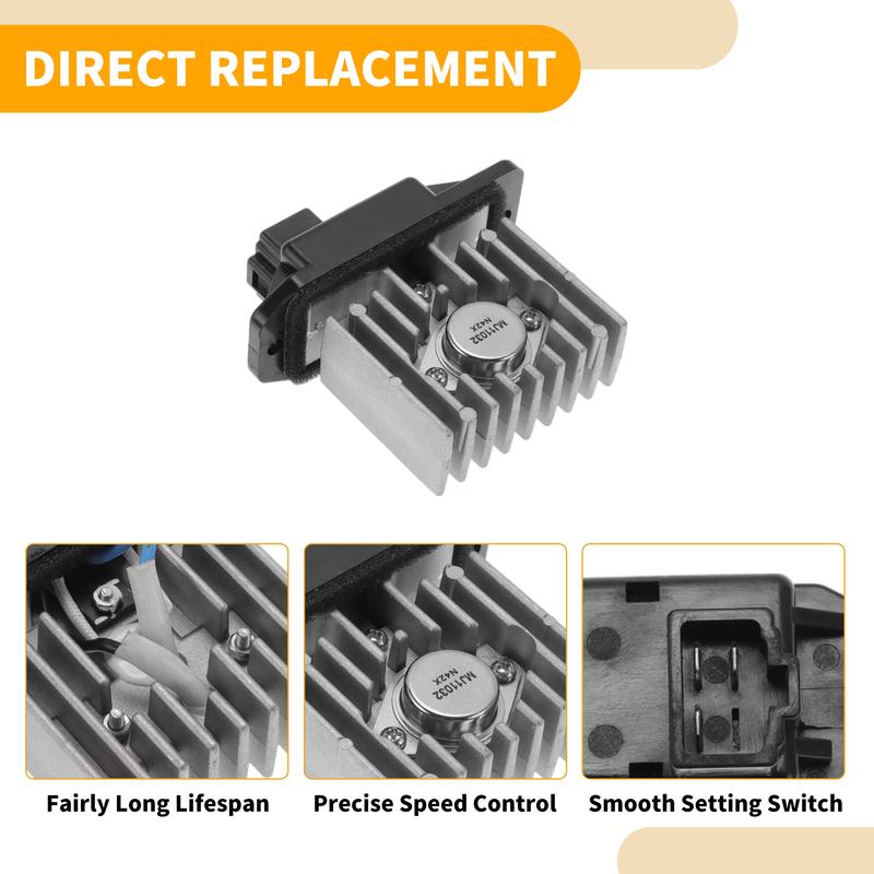 UXCELL HVAC Blower Motor Resistor No.30864189 for Volvo S40 2000-2004 Plastic Metal 1Pc