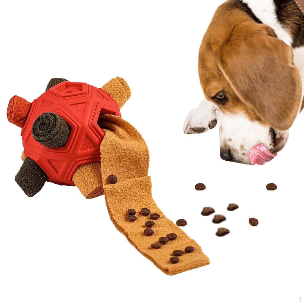 Dog Sniff Toys Slow Feeder Toy Interactive Game with Velvet And Rubber Frame Encourages Foraging