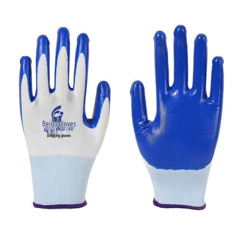 Nylon Nitrile Coated Work Gloves