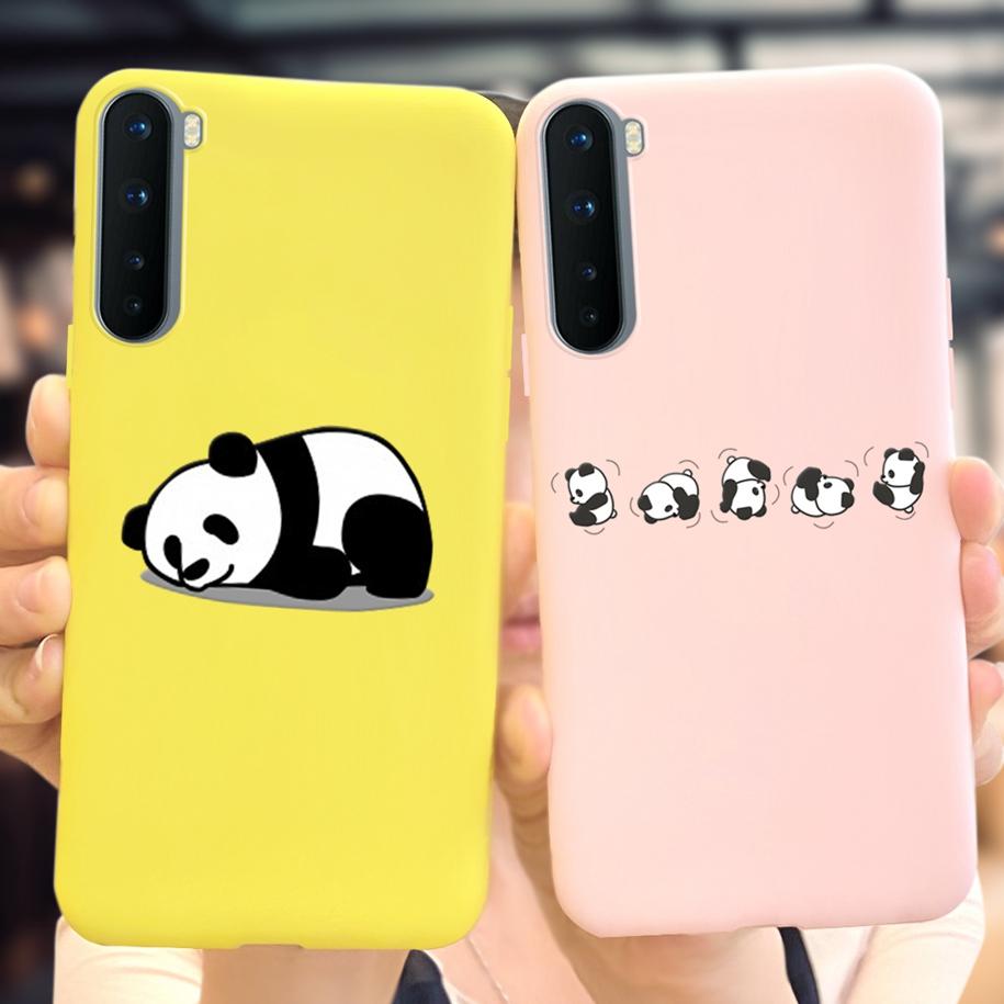 For Phone Case OnePlus Nord Cover Soft Silicone Leopard Flower Butterfly Painted Candy TPU Case For One Plus Nord 1 + Nord Coque