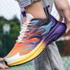 Men's Shoes Summer and Autumn Mesh Breathable Luminous Live Broadcast Hot Trend Popcorn Running Sports Shoes Trendy Shoes