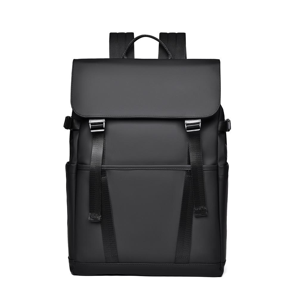 Men's Large-Capacity Water-Resistant Backpack - College Student Casual Laptop Bag