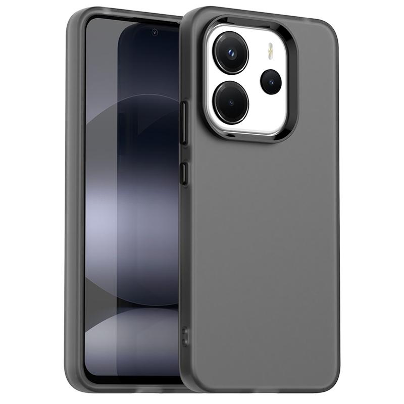 Sturzsichere Candy-Color-Hülle für Xiaomi Redmi Note 14 4G, matte transparente Hülle, Redmi Note 14 4G Hülle für Redmi Note 14 4G Hülle