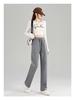New Winter High-Waist Fleece-Lined Embroidered Pants - Women's Loose-Fit Warm Sweatpants