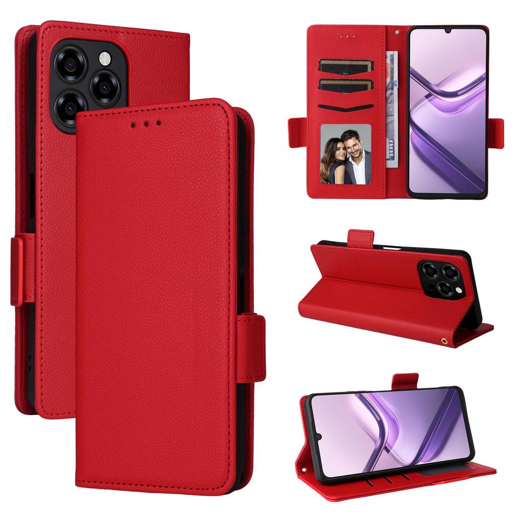 Leder-Flip-Cover für Doogee Note 58/Note 58 Pro, PU-Telefonhülle, Rundumschutz, stoßfest mit [RFID-Blockierung]