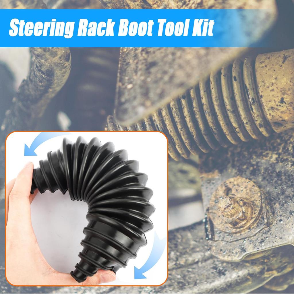 Steering Rack Boots, Compatible Steering Rack, 12 Pieces Front Steering Rack Boots Silicone Bellows
