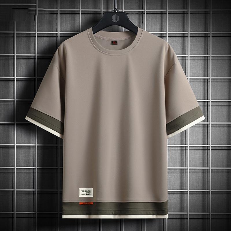 T Shirts Men Drop Shoulder Summer T Shirts Oversized