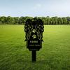 Metal Pet Memorial Garden Stake, Dog Cat Grave Marker Outdoor Plaque