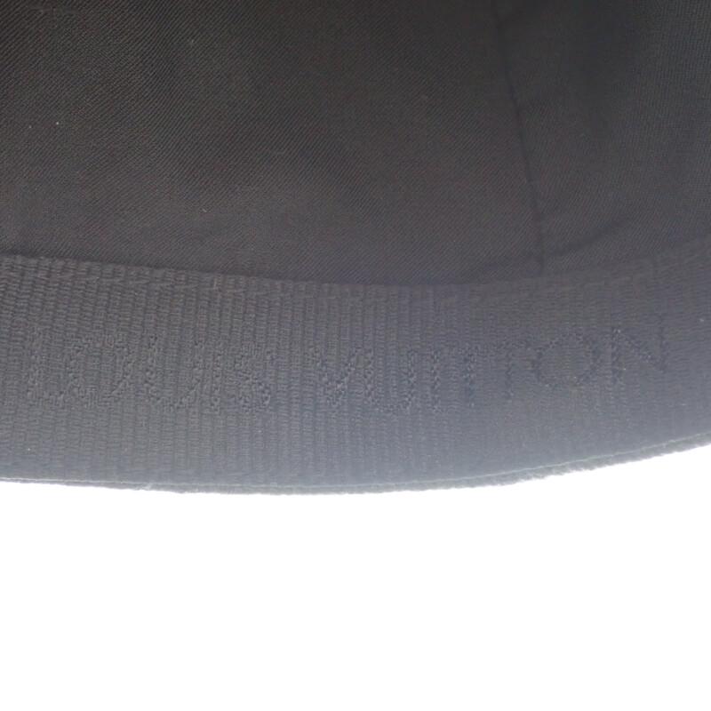 Louis Vuitton M76585 Cap Black Cotton/leather Mens