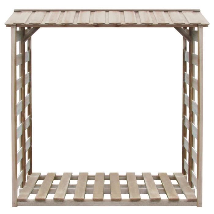 VidaXL Abri de stockage à bois de chauffage 150x90x176 cm Pin imprégné