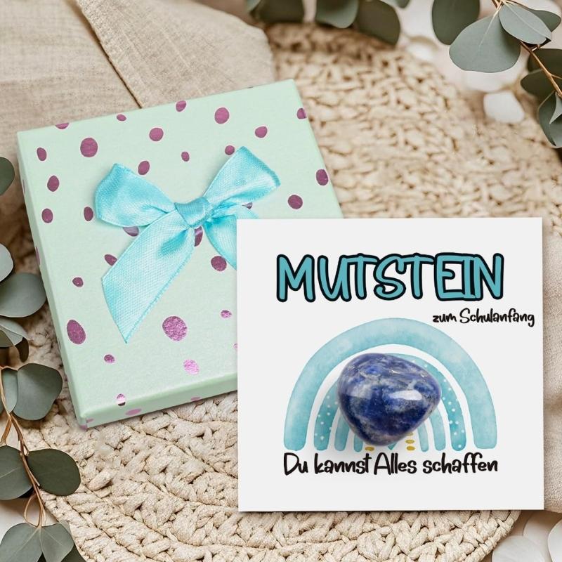 Kids Educational Lucky Stone Art Craft Set with Card Creative Hand On Activity Gemstones For Classroom Student Gift