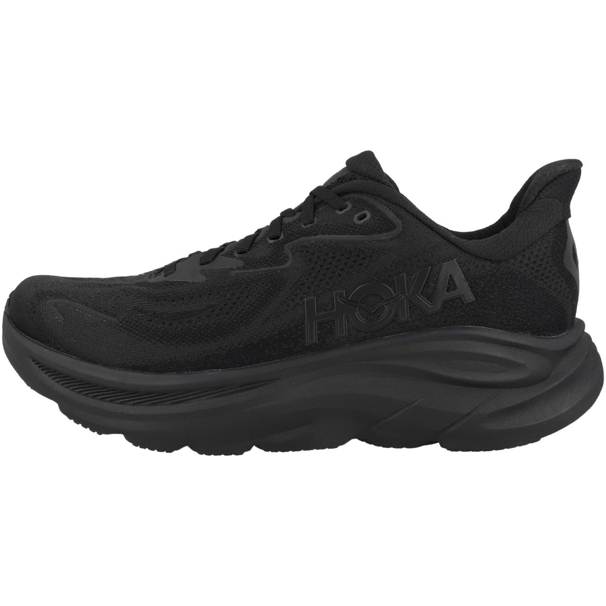 

HOKA Clifton 10 Running Black Sneakers for Walking and Road and Cushioned Shoes, (1162030-BBLC), Use, Ultra-Lightweight (Black/30.0/Men s) чёрный