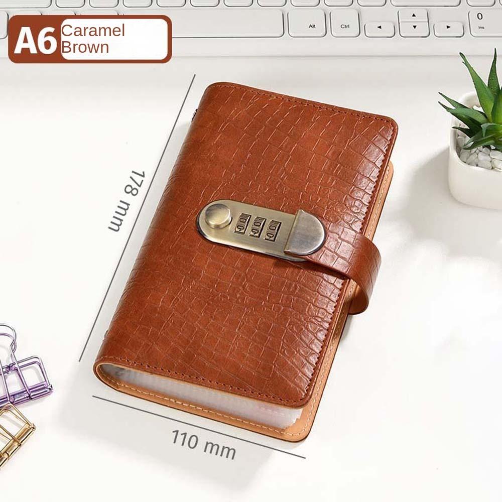With Password Lock Saving Money Binder Wallet Storage Planner Organizer Account Book  Girls Boys