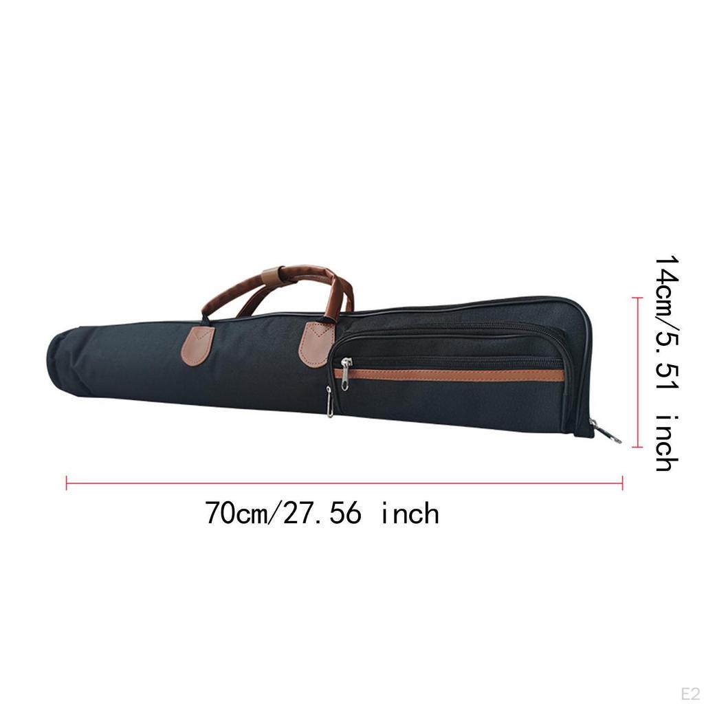 Soprano Saxophone Clarinet Case Music Instrument Storage Portable for Travel