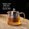 Heat-Resistant Thickened Glass Teapot with Stainless Steel Filter