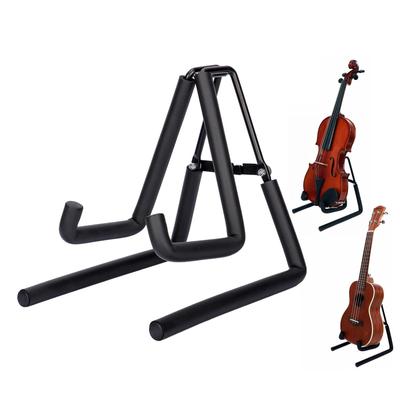 Guitar Storage Stand, Ukulele Instrument Display Rack, Metal, Lightweight, Multifunctional, Foldable, Space-Saving, Also Suitable for Skateboards,