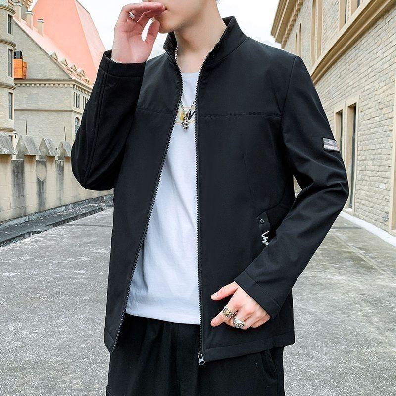 2025 Men s Lightweight Korean Style Jacket - Trendy Spring/Autumn Casual Shirt XL 58-65 kg