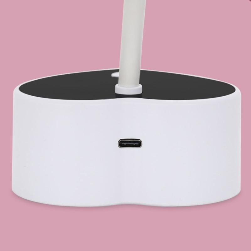 Quick-Drying Nail Dryer Rechargeable Nail Lamp with Heart Base Flexible Nail Light UV LED Nail Lamp for Gels Nails