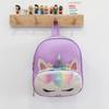 Print Fashion Unicorn Sequins Cartoon Kids School Backpack With Straps Curved