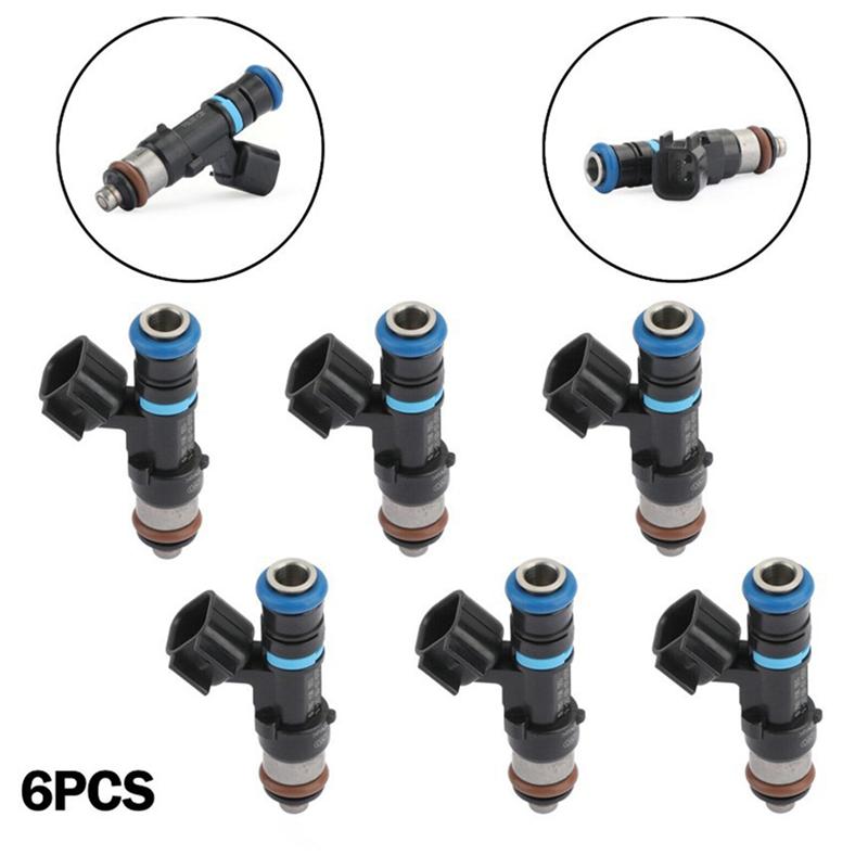 Strange 6PCS Fuel Injector Nozzle For Ford Explorer Mazda Mercury Land Rover 4.0L 2005-2010 0280158055 Injector 5L2Z-9F593-CB