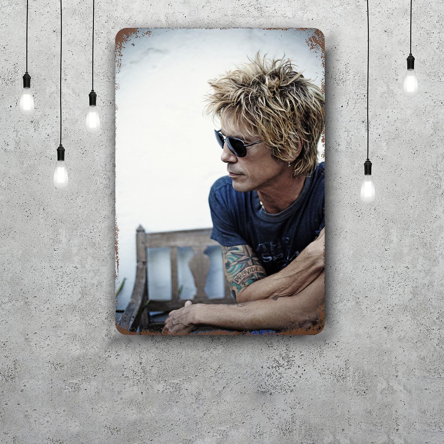 

duff mckagan Decor Vintage Metal Signs Tin Signs Captain Poster Decor for Bar Pub Club Man Cave Wall Decoration 20x30cm（7.8x11.8inch）