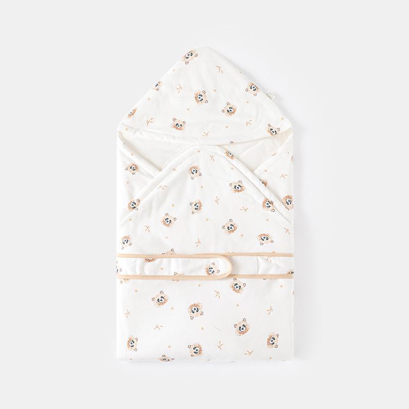 Newborn Pure Cotton Swaddle Blanket - 60g Lightweight Baby Quilt for Spring & Autumn