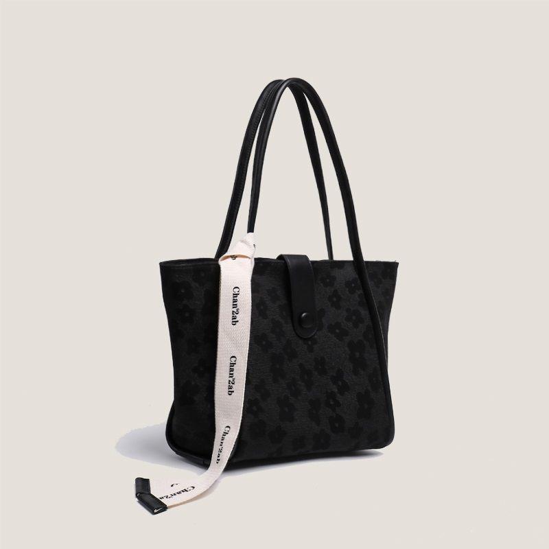 Buffalo Women's Bag Premium Elegant Commuter Tote Bag Large Capacity One Shoulder Handbag Autumn and Winter