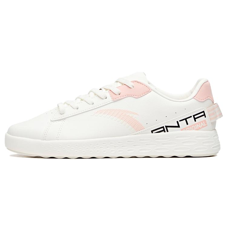 

ANTA Skateboard Shoes Women s Low top Ivory White/Pink 122028069-1 39