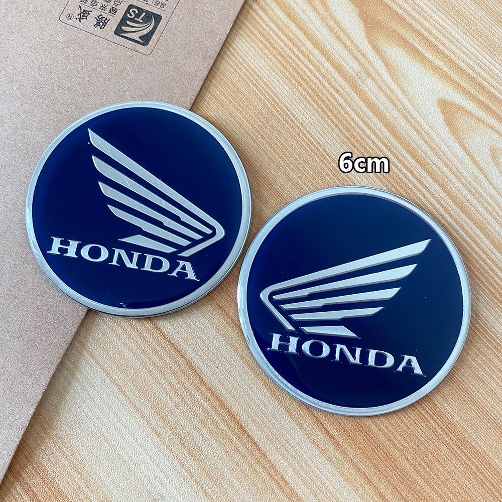 Autocollant Métal Logo Gravé au Laser Réservoir de Carburant Moto Honda