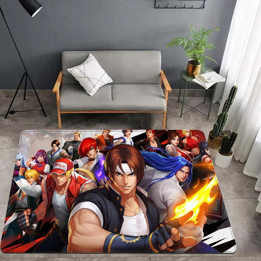 King of Fighters Floor Mat Bathroom Mat Kids Room Bedroom Decoration Balcony Anti-Slip Doormat Living Room Welcome Rug