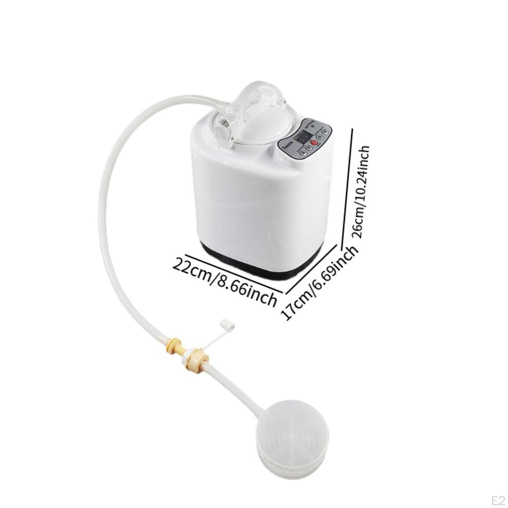 Tragbarer Sauna-Dampfer Edelstahl Innenwand mit Timer Dampferzeuger