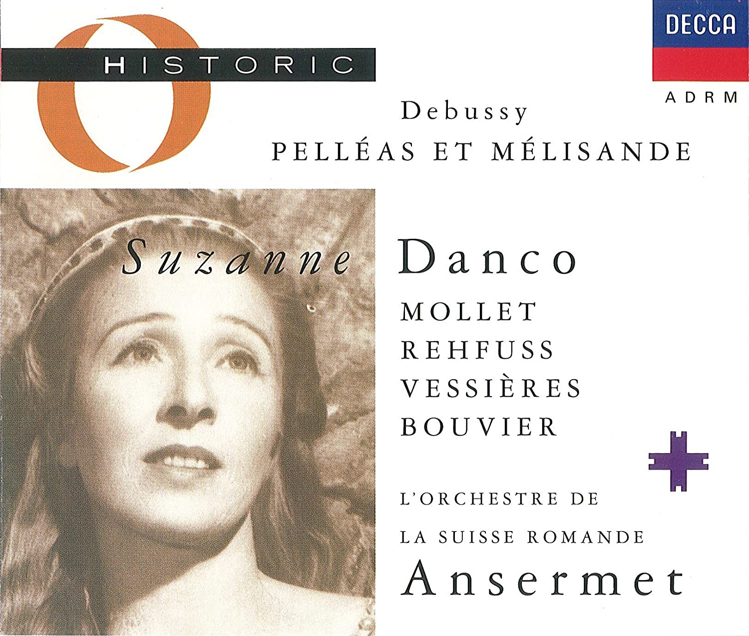 

CD DEBUSSY - Pelleas Et Melisande: Ansermet / Sr 4259652 Non Japan Classical Used