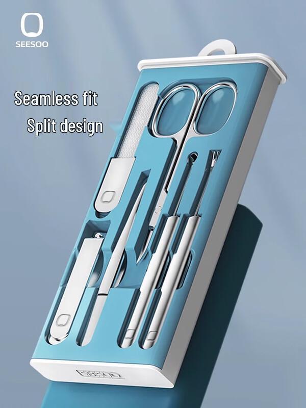 SEESOO Nail Clipper & Ear Spoon Grooming Set