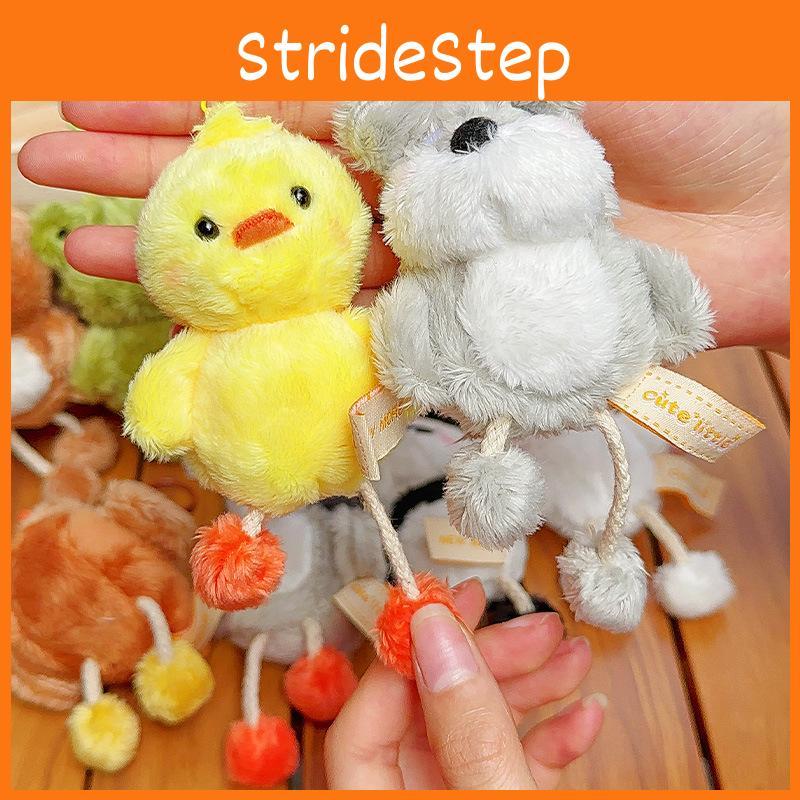 Rabbit Penguin Duck Bear Plush Keychain With Pull Out Legs For Bag Decoration And Gift